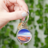 Glamis Sand Dunes bei Sonnenuntergang Schlüsselanhänger (Hand)