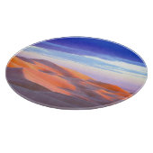 Glamis Sand Dunes bei Sonnenuntergang Schneidebrett (Ecke)