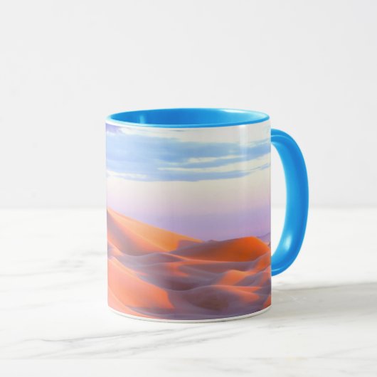 Glamis Sand Dunes bei Sonnenuntergang Tasse (VorderseiteRechts)