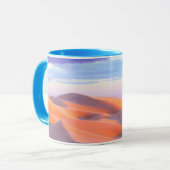 Glamis Sand Dunes bei Sonnenuntergang Tasse (Vorderseite Links)