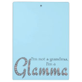 Glamma-Bling-Design-Zwischenwand Klemmbrett (Rückseite)