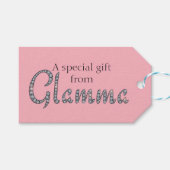 Glamma-Bling-Designmarke Geschenkanhänger (Vorderseite (Horizontal))