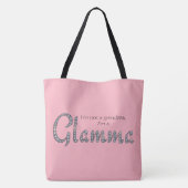 Glamma Bling und kundenspezifische Tasche (Rückseite)