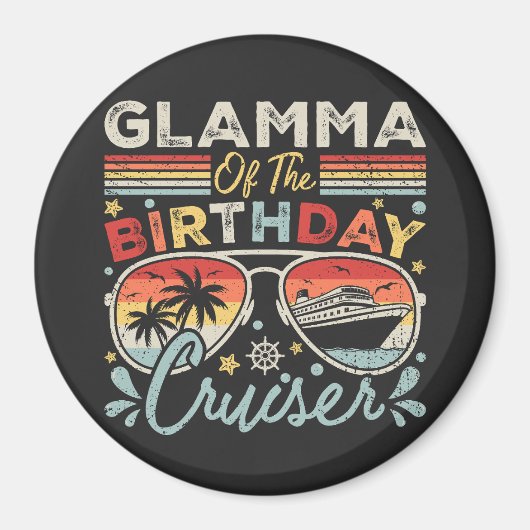 Glamma des Geburtstagskreises Magnet (Vorne)