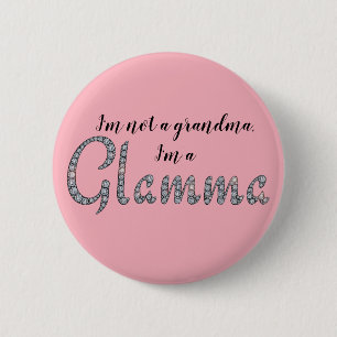 Glamma Imitat-bling Kristallentwurf Button