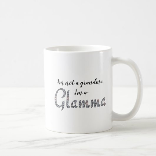 Glamma Imitat-bling Kristallentwurf Kaffeetasse (Rechts)
