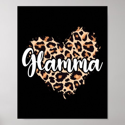 Glamma Leopard Poster (Vorne)