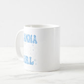 Glamma of the Birthday Girl Snowflakes Winter Chri Kaffeetasse (Vorderseite Links)