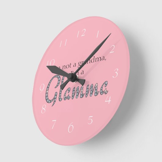 Glamma Runde Wanduhr (Winkel)