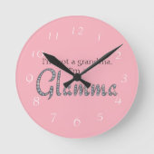 Glamma Runde Wanduhr (Vorderseite)