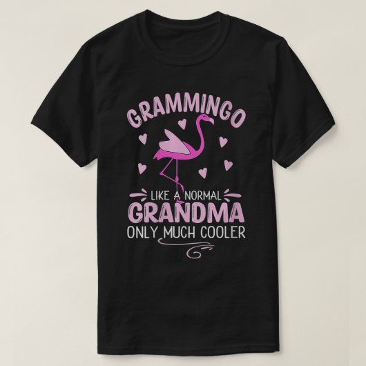 GLAMMINGO-Frauen wie ein normales Oma nur sehr vie T-Shirt (Design vorne)