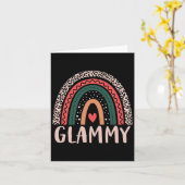 Glammy Rainbow Grandma Großmutter Frauen Mütter D Karte (Gelbe Blume)