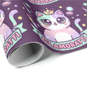 Glamoratti Katze Geschenkpapier (Rolleneckpunkt)
