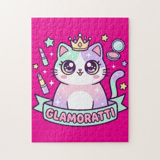 Glamoratti Katze Puzzle (Vertikal)