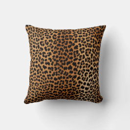 Glamoratti Leopard Print Throw Pillow Kissen