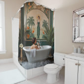 Glamorous 1920s vibes duschvorhang (Beispiel)