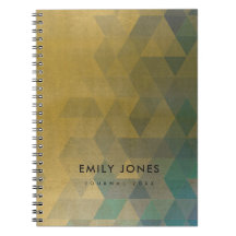 GLAMOROUS AQUA BLUE GOLD IMITATE TRIANGULAR PATTER