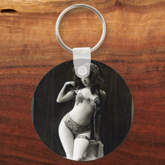 Glamorous Bikini Sexy Woman Vintage Pin-Up Schlüsselanhänger