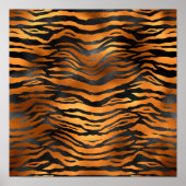 Glamorous Black Brown Tiger Poster (Vorne)