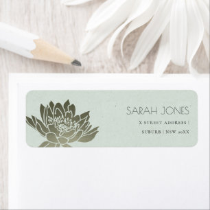 GLAMOROUS BLAUE SILVER LOTUS BLUE LOTUS FLORAL ADR