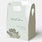 GLAMOROUS BLUE SILVER LOTUS BRAUTPARTY GESCHENKSCHACHTEL (Geöffnet)