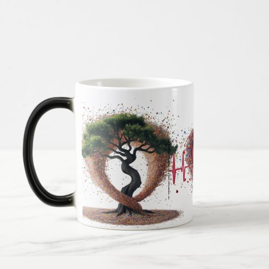 Glamorous Crystal Explosion Surprise Color Verwandlungstasse (Links)