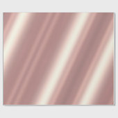 Glamorous Elegant Template Rose Gold Gift Geschenkpapier (Flach)