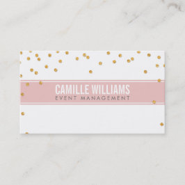 GLAMOROUS funkelnd Glitzer Konfetti Visitenkarte