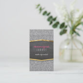 GLAMOROUS-Glitzer mit Goldkalkplatten Visitenkarte (Stehend Vorderseite)