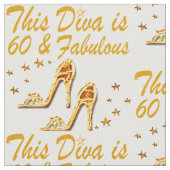 GLAMOROUS GOLD 60. GEBURTSTAG STOFF (Nahaufnahme)