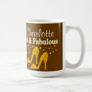 GLAMOROUS GOLD PERSONALISIERTE 50. GEBURTSTAG TASS KAFFEETASSE
