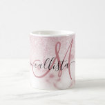 Glamorous Pink White Glitter Marble Gradient Schat Kaffeetasse<br><div class="desc">Dieses elegante und mädchenhafte Design ist perfekt für die trendige und stilvolle Mode. Es verfügt über ein Imitat mit rosa funkelnd Glitzer ombre Farbverlauf auf einem rosa und weißen Marmorsteinmuster Hintergrund. Es ist glamourös, elegant, luxuriös, modern und elegant. ***WICHTIGE HINWEIS FÜR DESIGN: Für individuelle Designanfragen, wie z.B. passende Produktanfragen, Farbänderungen,...</div>