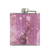 Glamorous Princess Cat Using Telephone             Flachmann (Rückseite)