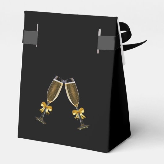 Glamorous, Romantic Elegance Birthday Thank You Geschenkschachtel (Rückseite)