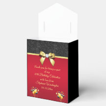 Glamorous, Romantic Elegance Birthday Thank You