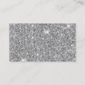 GLAMOROUS SPARKLE niedlicher stilvoller vergoldete Visitenkarte (Rückseite)