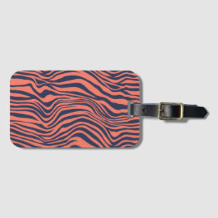 Glamorous Tiger Stripes Animal Print Gepäckanhänger
