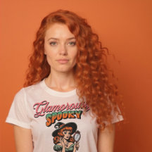 Glamorreich Spooky Vintag HexenHalloween-Shirt