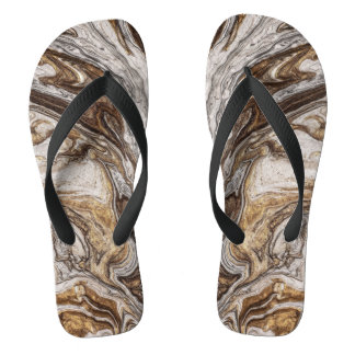 Glamour 001 flüssige Brauntöne Badesandalen