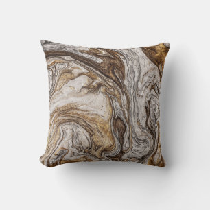 Glamour 001 flüssige Brauntöne Kissen