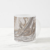 Glamour 001 flüssige Brauntöne Mattglastasse (VorderseiteRechts)