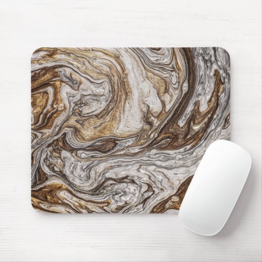 Glamour 001 flüssige Brauntöne Mousepad (Mit Mouse)