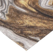 Glamour 001 flüssige Brauntöne Tischdecke (Schrägansicht)