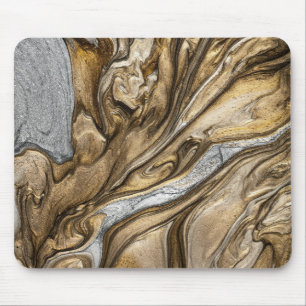 Glamour 002 flüssige braune Farben Mousepad