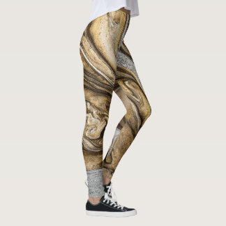 Glamour 002 flüssige Brauntöne Leggings
