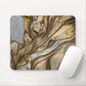 Glamour 002 flüssige Brauntöne Mousepad (Mit Mouse)