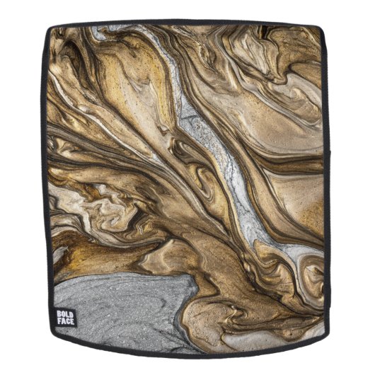 Glamour 002 flüssige Brauntöne Rucksack (Abnehmbare Front)