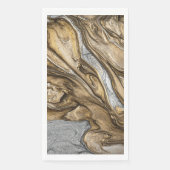 Glamour 002 flüssige Brauntöne Serviette (Vorderseite)