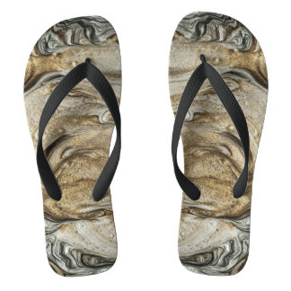 Glamour 003 Brauntöne flip Flops Badesandalen