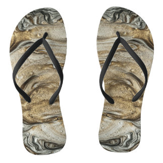 Glamour 003 flüssige Brauntöne Badesandalen